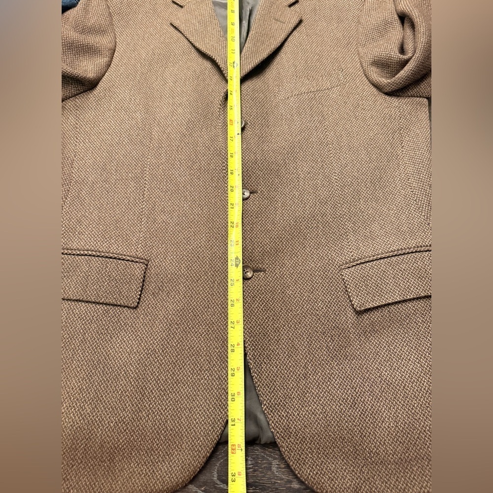 Vintage Polo by Ralph Lauren Plaid Wool Blazer- Made in Italy - Picture 8 of 12